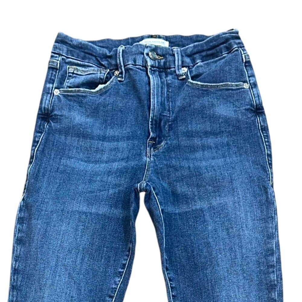 Good American Good Legs Skinny Blue‎ Denim Jeans Size 6/28 - Picture 2 of 6